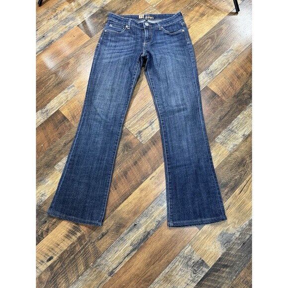 Kut From The Kloth Jeans Size 2 Natalie High Rise Bootcut Stretch Blue NWOT - Picture 1 of 7